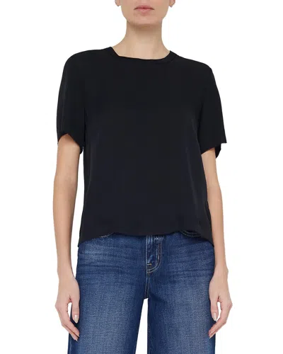 L Agence L'agence Suzette Silk-blend Tee