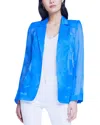 L Agence L'agence Tamara Sheer Silk Blazer