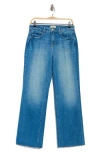L Agence L'agence Tiana High Waist Raw Hem Wide Leg Jeans