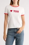 L Agence Tommie Crewneck Tee