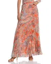 L Agence Torin Pleated Maxi Skirt