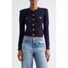 L Agence L'agence Toulouse Crewneck Cardigan