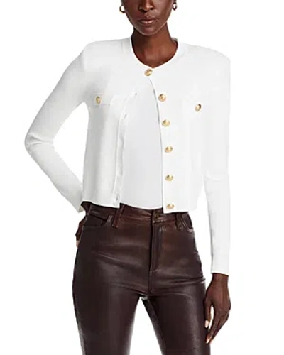L AGENCE L'AGENCE TOULOUSE CREWNECK CARDIGAN