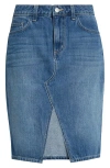 L Agence Tylee Denim Skirt In Boyle