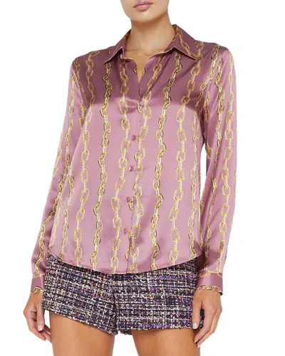 L AGENCE L'AGENCE TYLER SILK BLOUSE
