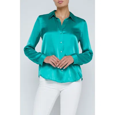 L AGENCE L'AGENCE TYLER SILK BLOUSE