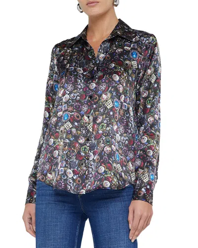 L AGENCE L'AGENCE TYLER SILK BLOUSE