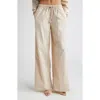 L Agence L'agence Valkyrie Snap Accent Drawstring Waist Pants In Gray