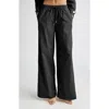 L Agence L'agence Valkyrie Snap Accent Drawstring Waist Pants In Black
