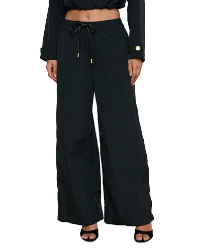L Agence L'agence Valkyrie Snap Side Pants In Black