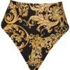 L Agence L'agence Vanessa Baroque High Waist Bikini Bottoms