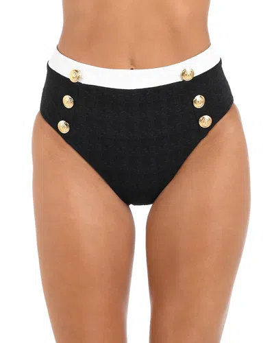 L AGENCE L'AGENCE VANESSA COLOR BLOCKED BIKINI BOTTOMS