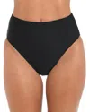 L Agence L'agence Vanessa Solid High Waisted Bottom In Black
