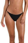 L Agence L'agence Violet Bikini Bottoms In Black