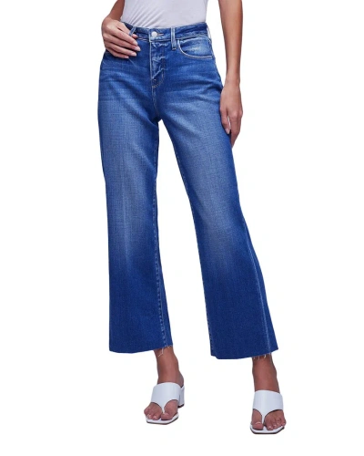 L Agence L'agence Wanda Dawson Wide Leg Jean In Blue