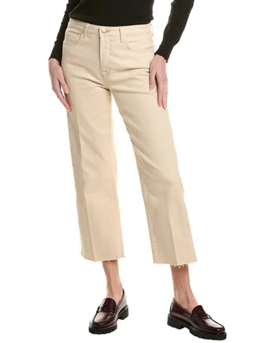 L Agence L'agence Wanda High-rise Crio Oat/mothergoose Con Wide Leg Jean In Gold