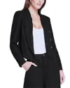 L Agence L'agence Wayne Crop Double-breasted Linen Jacket