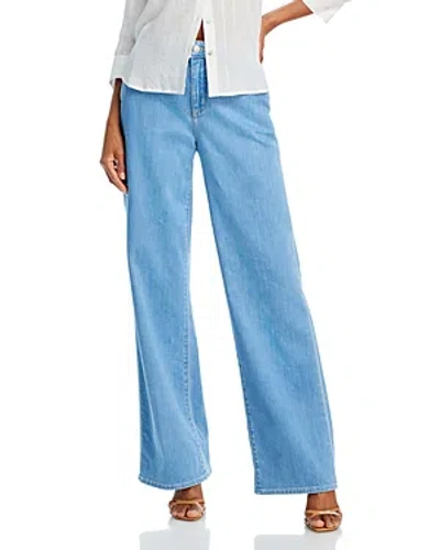 L Agence L'agence Weston High Rise Trouser Jeans In Aliso In Blue