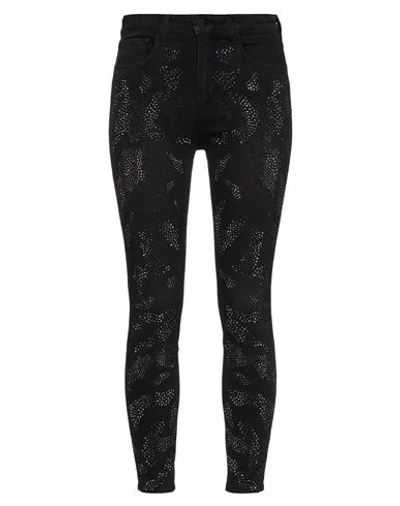 L Agence L'agence Woman Jeans Black Size 26 Cotton, Rayon, Lyocell, Polyester, Elastane