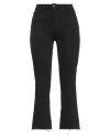 L Agence L'agence Woman Jeans Black Size 29 Cotton, Polyester, Elastane In Black