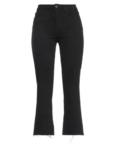 L Agence L'agence Woman Jeans Black Size 29 Cotton, Polyester, Elastane