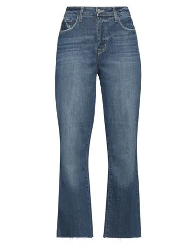 L Agence L'agence Woman Jeans Blue Size 27 Cotton, Polyester, Polyurethane