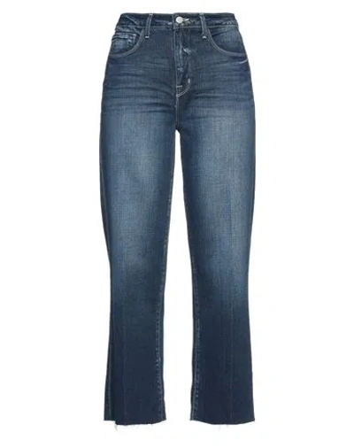 L Agence L'agence Woman Jeans Blue Size 30 Cotton, Polyester, Elastane