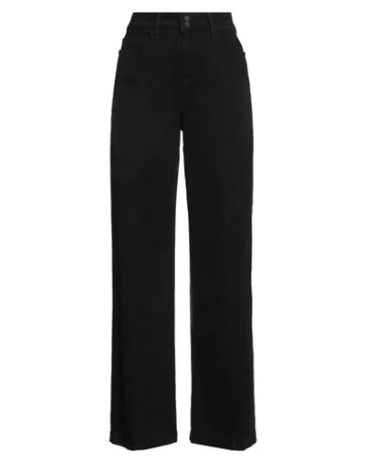 L Agence L'agence Woman Pants Black Size 30 Cotton, Polyester, Elastane