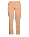 L Agence L'agence Woman Pants Camel Size 27 Cotton, Polyester, Elastane In Beige