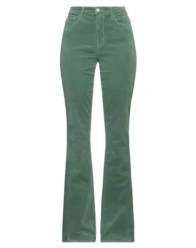 L Agence L'agence Woman Pants Green Size 30 Cotton, Rayon, Elastane