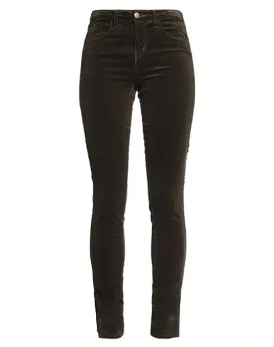 L Agence L'agence Woman Pants Military Green Size 24 Cotton, Rayon, Elastane