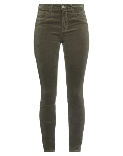 L Agence L'agence Woman Pants Military Green Size 25 Cotton, Rayon, Elastane