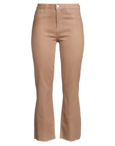 L Agence L'agence Woman Pants Sand Size 30 Cotton, Elastane