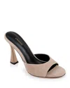 L Agence L'agence Women's Avery Slide High Heel Sandals In Cappucino Suede