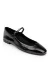 L Agence L'agence Women's Edelie Mary Jane Ballet Flats In Black Leather
