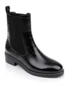 L Agence L'agence Women's Emma Chelsea Boots In Black Croco Embossed
