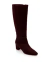 L Agence L'agence Eugenie Knee High Boot In Chocolate Suede
