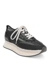 L Agence L'agence Women's Iris Lace Up Sneakers In Black Mesh