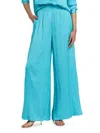 L'agence Women's Lillian Wide-leg Pants In Blue Atoll