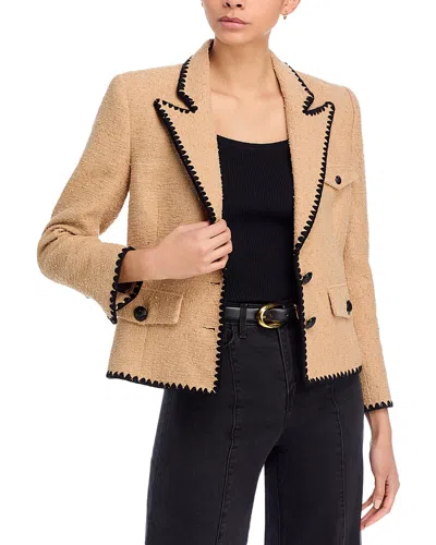 L Agence L'agence Wylla Structured Blazer In Brown