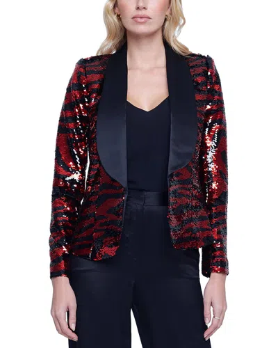 L Agence L'agence Yuna Blazer In Red