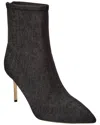 L'agence Zoe Ii Denim Bootie In Black