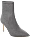 L Agence L'agence Zoe Ii Denim Bootie In Gray