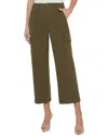 L Agence Zoella Trek Trouser In British Khaki In Green