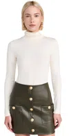 L'agence Lani Turtle Neck Long Sleeve Vintage White In Vintage White