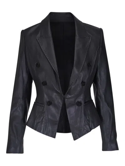 L Agence Leather Jacket
