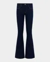 L Agence L'agence Lenora Low Rise Seamed Flare Jeans In Koval In Koval