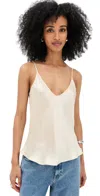 L Agence Lexi Camisole Pearl In White