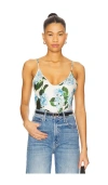 L Agence Lexi V-neck Camisole In Blue