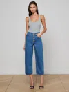 L'agence Liora Cropped Jean In Blue